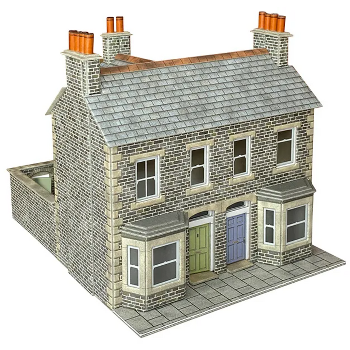 Metcalfe PO301 [OO] Terraced Houses Kit in Stone (replaces PO262)