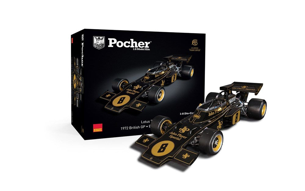 Pocher HK114 1:8 Lotus 72D - 1972 British GP - Emerson Fittipaldi - Museum Quality Kitset