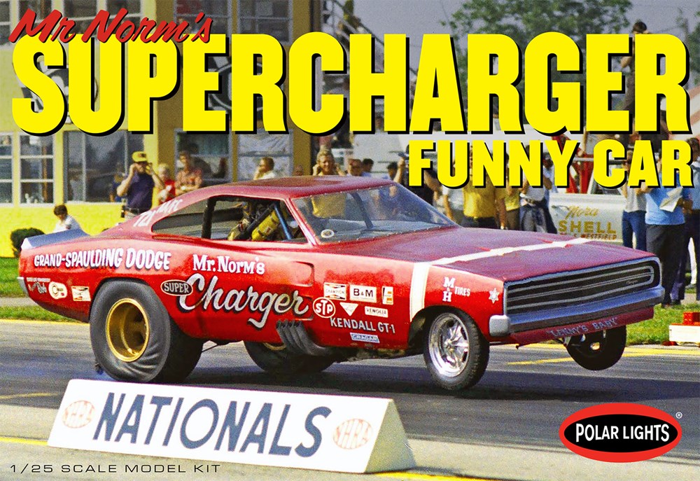 Polar Lights 989 1:25 1969 Mr Norm's Supercharger Funny Car