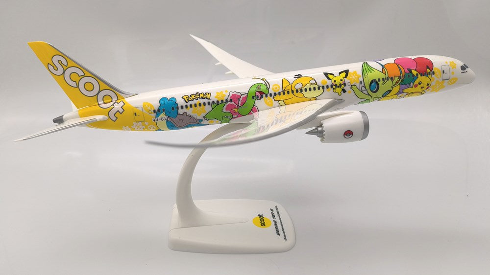 PPC Holland 223687 1:200 Scoot Boeing 787-9 9V-OJJ “Pikachu Jet” (Snap-Fit - Requires some assembly)
