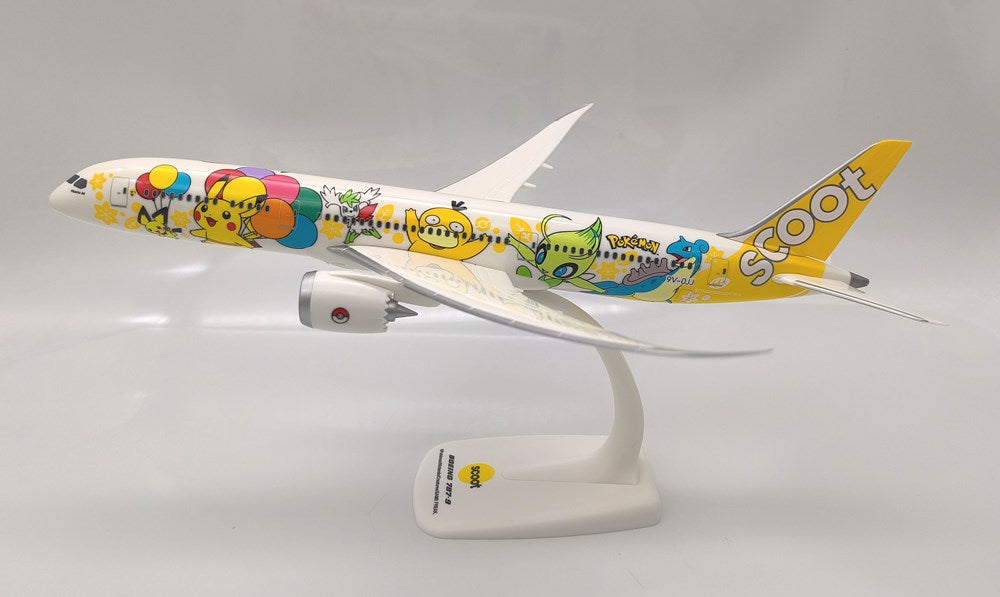 PPC Holland 223687 1:200 Scoot Boeing 787-9 9V-OJJ “Pikachu Jet” (Snap-Fit - Requires some assembly)