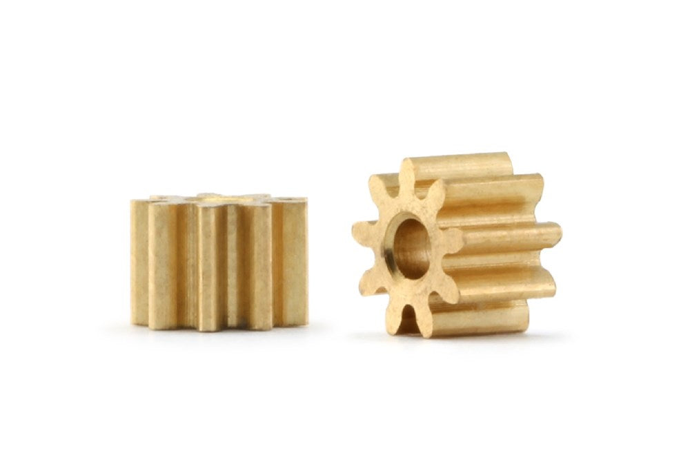 Policar PPI429o15 9 tooth 4.2mm pinion, internal 1.5mm, brass, (2x)