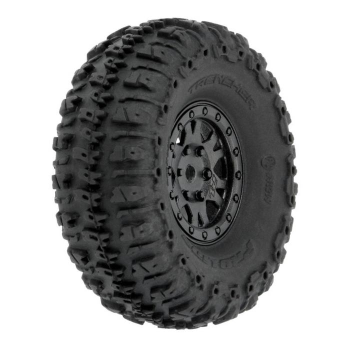 Pro-Line Racing 1020910 1:24 Trencher F/R 1.0' Tires Mounted 7mm Black Impulse (4 pcs)