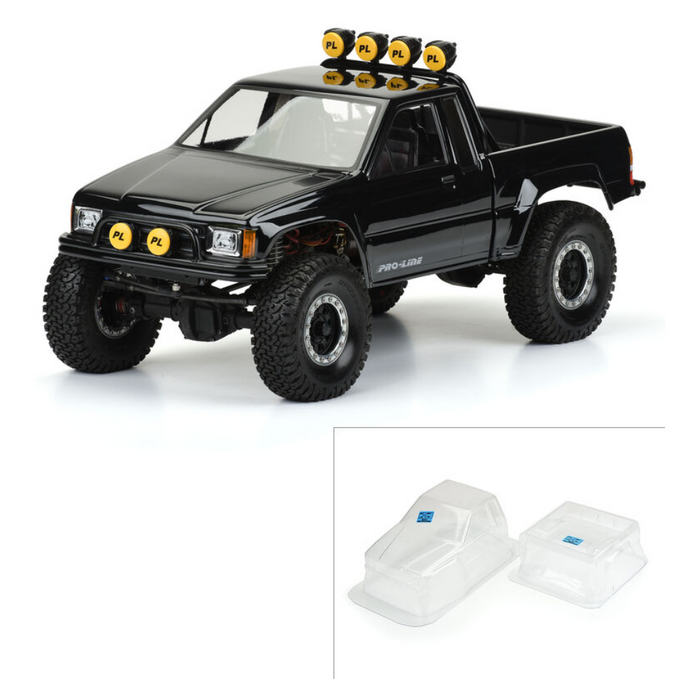 Pro-line 85 Toyota Hilux SR5 Clear Body: Suits SCX10 Honcho - 12.3 WB