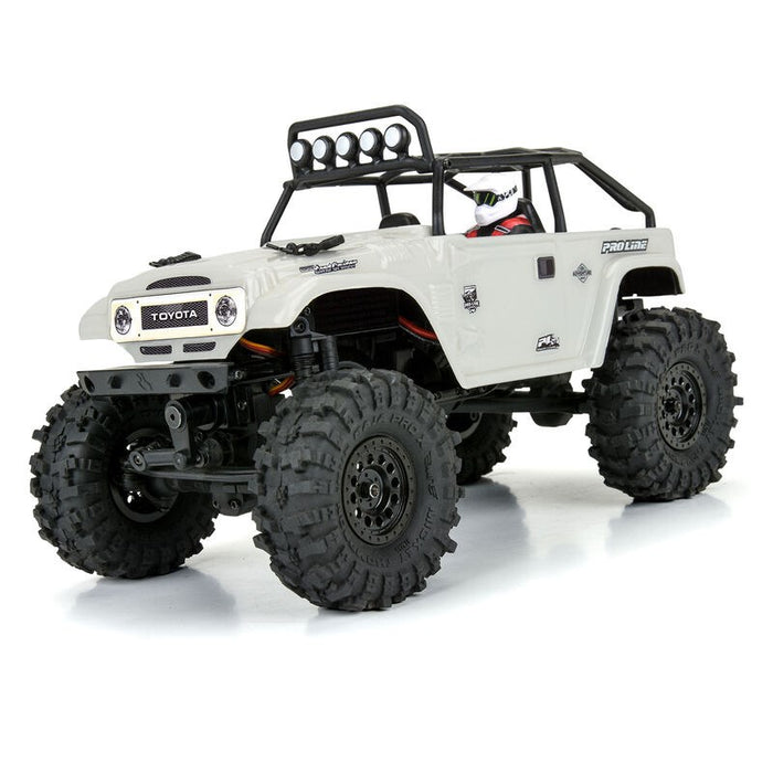 Pro-Line Racing 366300 1979 Toyota Land Cruiser FJ40 Clear Body with Trail Cage for SCX24