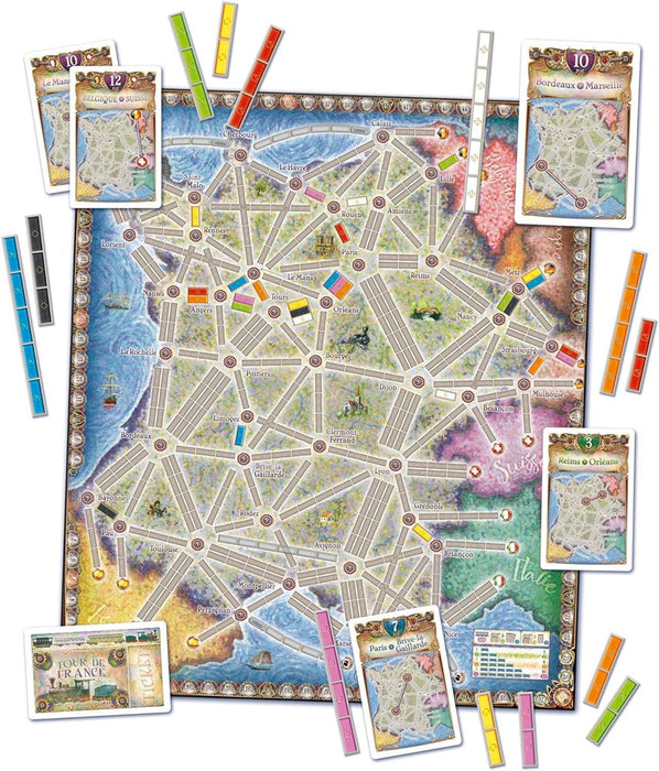 Ticket to Ride France/Old West Map 6