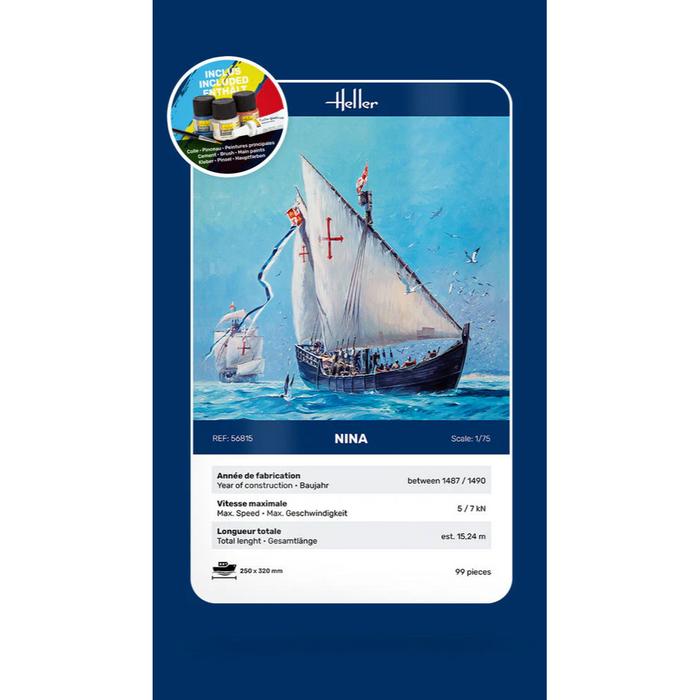 Heller 56815 1:75 STARTER KIT Nina