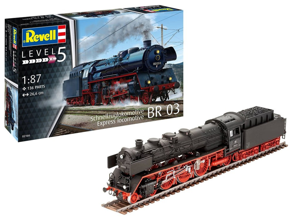 Revell 02166 1:87 German BR03 Express Locomotive with Tender