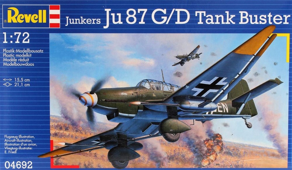 Revell 04692 1:72 Junkers Ju87 G:D Tank Buster