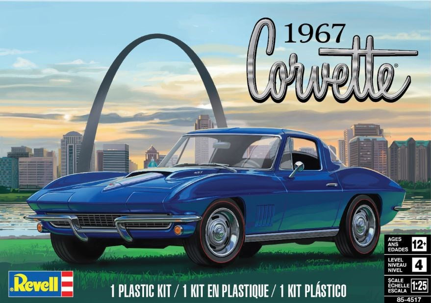 Revell 85-4517 1:24 Corvette Coupe 1967