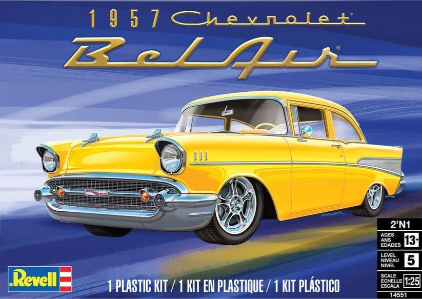 Revell 14551 1:24 2-Door Chev Bel Air 1957