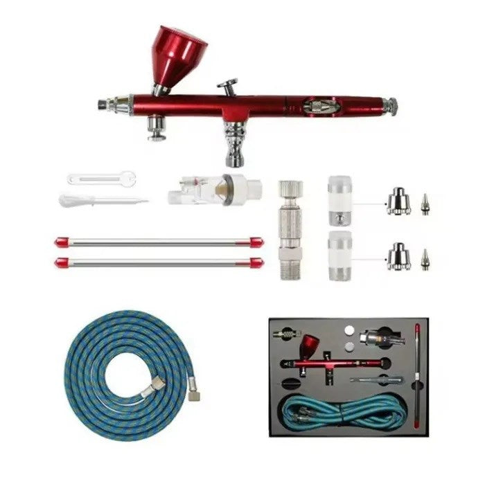 Formula Gravity Airbrush Dual Action Kit - Red