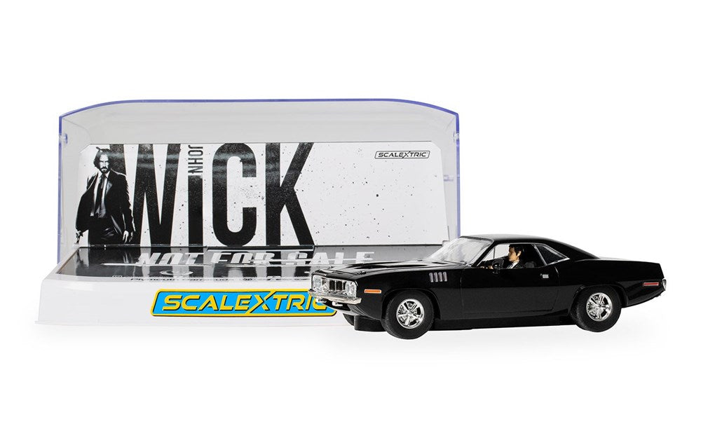 Scalextric C4595 Plymouth Barracuda - John Wick Chapter 4