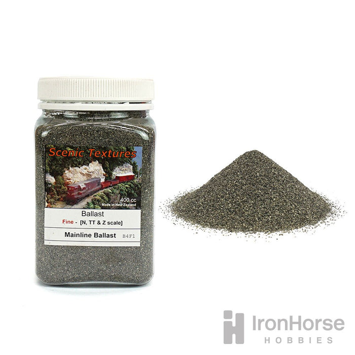 Scenic Textures B4F1 Fine Ballast - 'Mainline' (Grey) 400cc