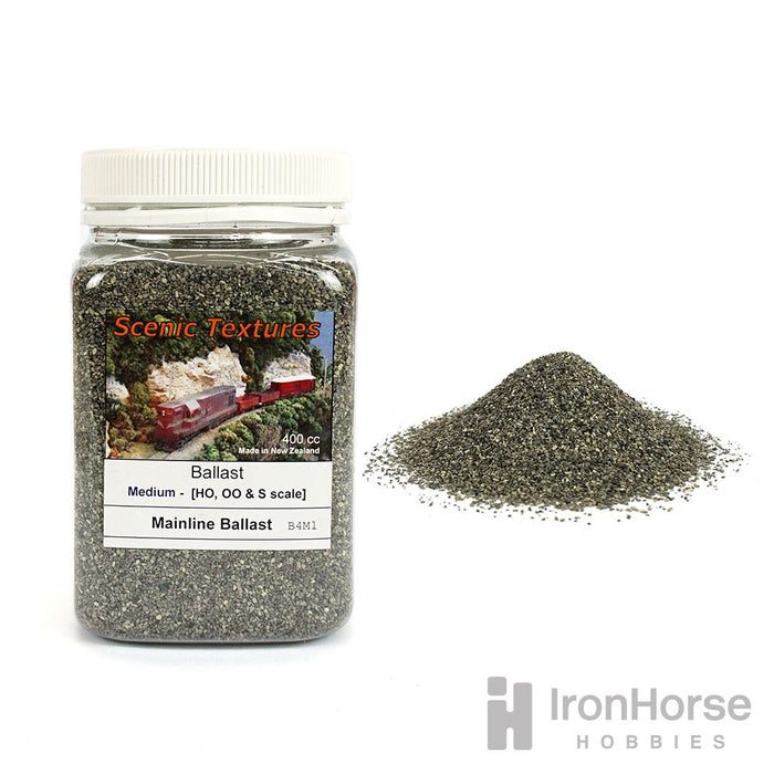 Scenic Textures B4M1 Medium Ballast - 'Mainline' (Grey) 400cc