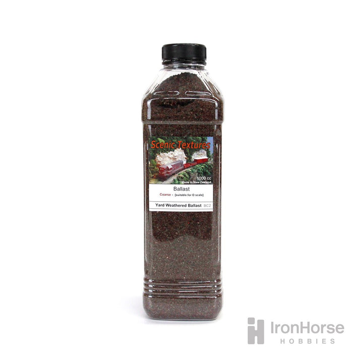 Scenic Textures BC2 Coarse Ballast - 'Yard Weathered' (Brown) 1000cc