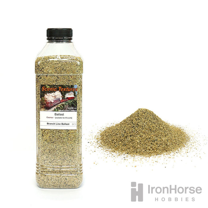 Scenic Textures BC3 Coarse Ballast - 'Branch Line' (Buff) 1000cc