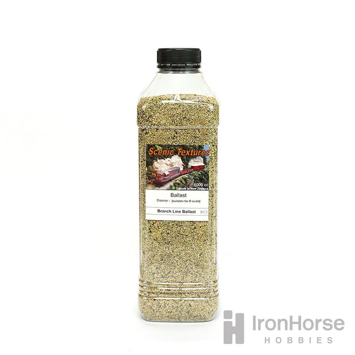 Scenic Textures BC3 Coarse Ballast - 'Branch Line' (Buff) 1000cc