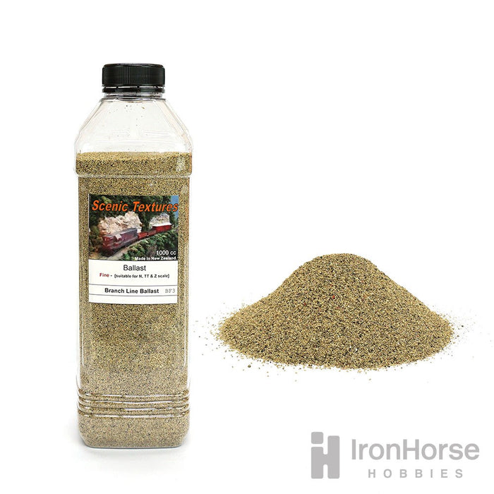 Scenic Textures BF3 Fine Ballast - 'Branch Line' (Buff) 1000cc