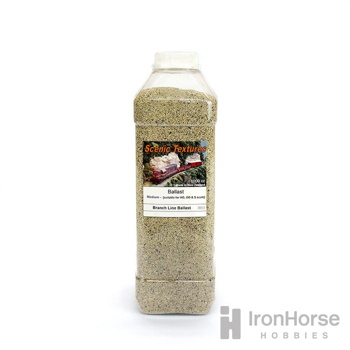 Scenic Textures BM3 Medium Ballast - 'Branch Line' (Buff) 1000cc