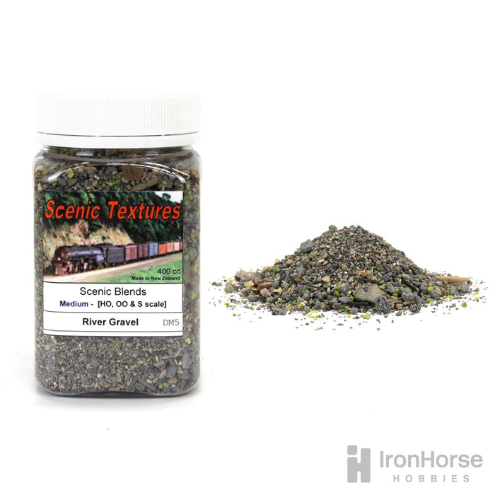 Scenic Textures DM5 Medium Scenic Blends - River Gravel 400cc