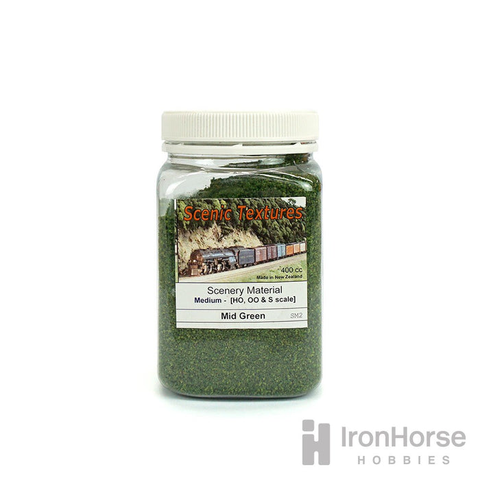 Scenic Textures SM2 Medium Scenery Material - Mid Green 400cc