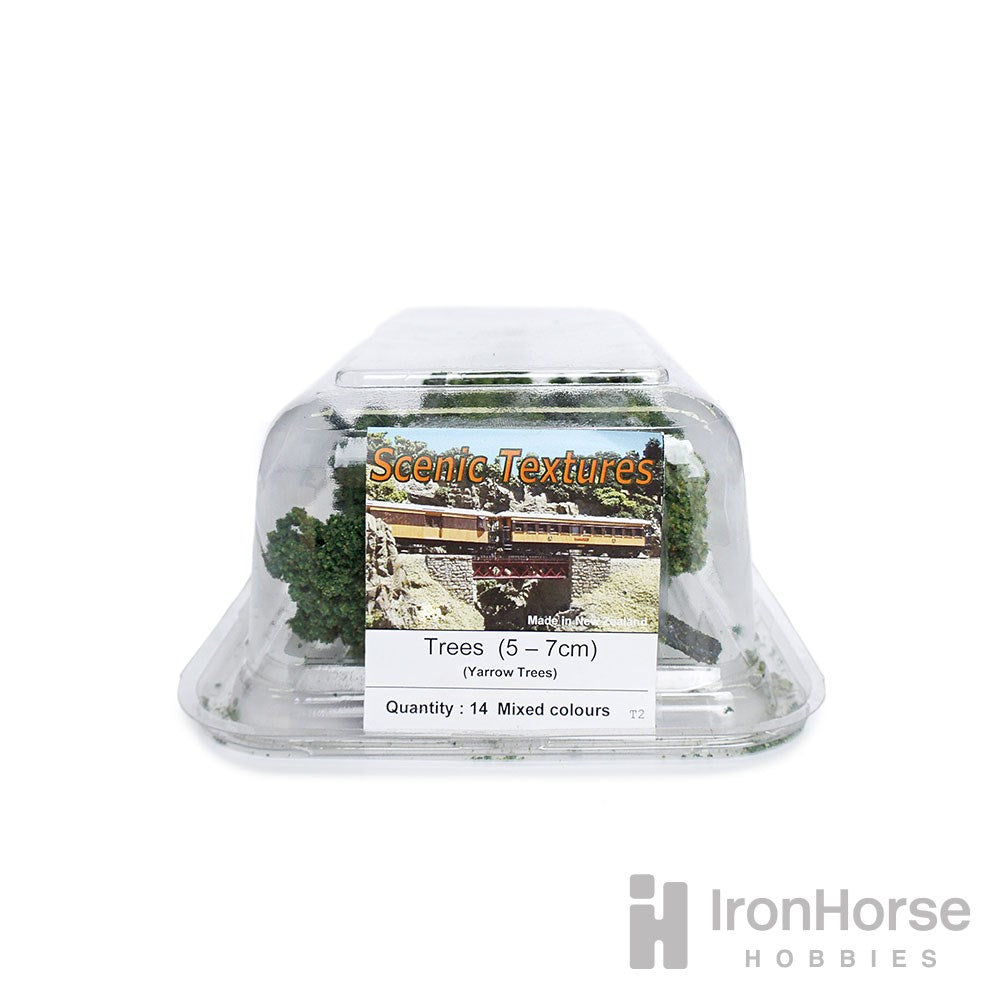 Scenic Textures T2 Yarrow Trees 5-7cm 14pc — Ironhorse Hobbies