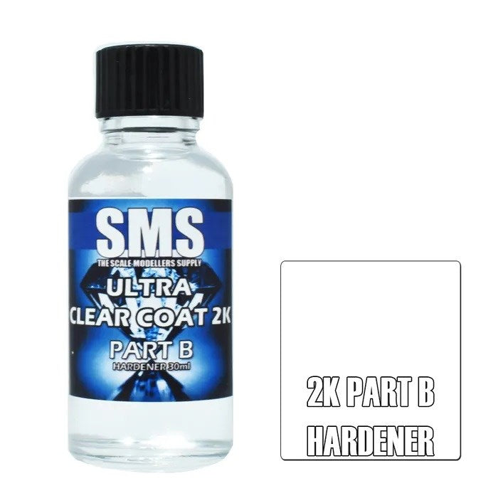 SMS SET06 Airbrush Paint Ultra Clear Coat 2K Set For Scale Models