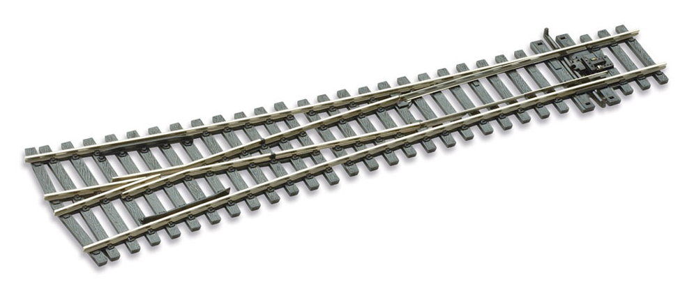 Peco SL-E198 OO Y Turnout, Large Radius (Code75) Electrofrog