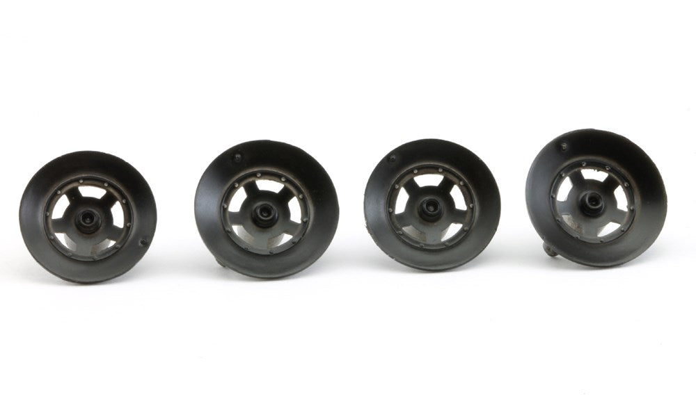 Slot.it PA65 - Wheel inserts R89C type for 16.5/15.8mm wheels (2+2x)
