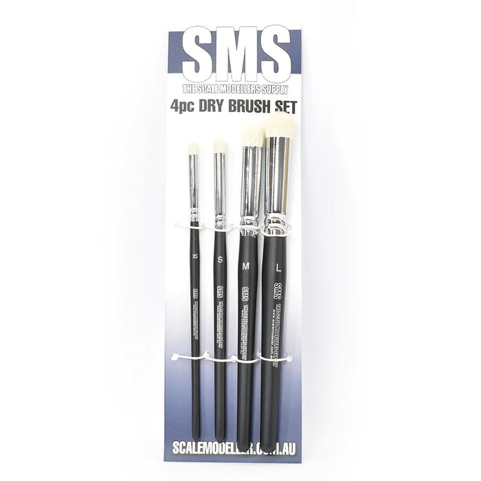 SMS BSET05 Synthetic 4x DRY BRUSH SET