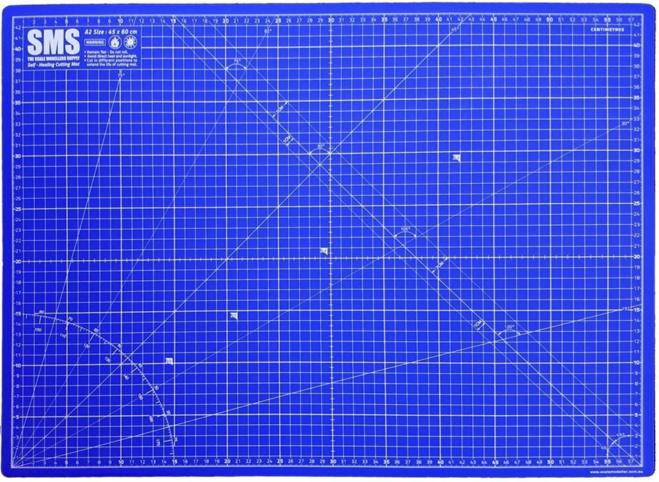 SMS CMAT04 Premium Cutting Mat A2 BLUE