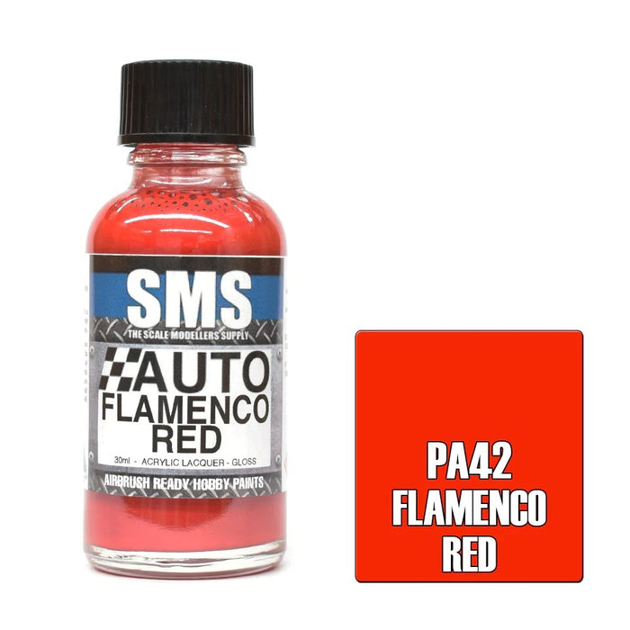 SMS PA42 Auto Colour FLAMENCO RED 30ml