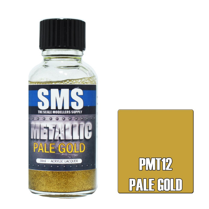 SMS PMT12 Metallic PALE GOLD 30ml