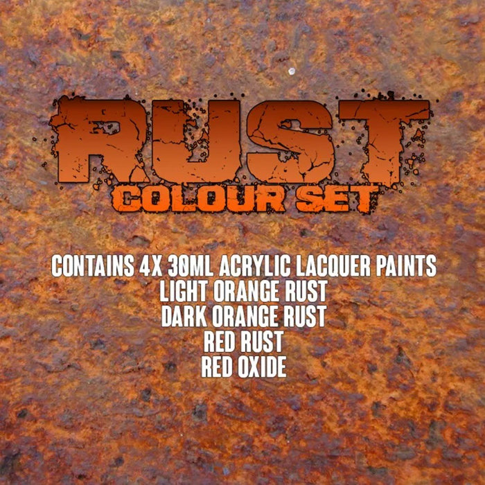 SMS SET25 AIRBRUSH PAINT RUST COLOUR SET