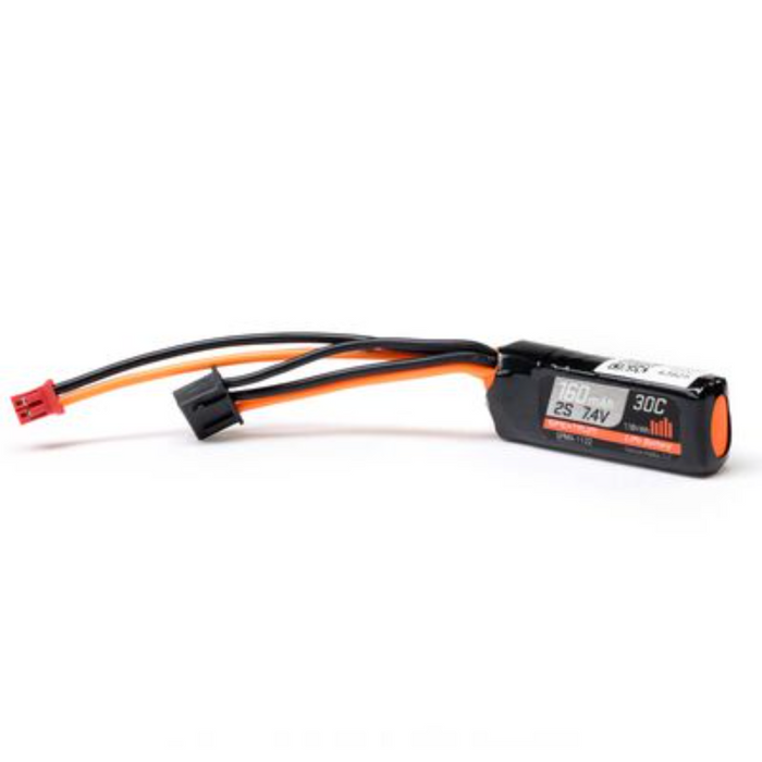 Spektrum 7.4V 160mAh 2S 30C LiPo Battery: PH2.0 SCX30