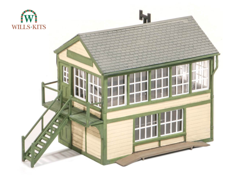 Wills SS48 OO Scenic Series Kit Timber Signal Box