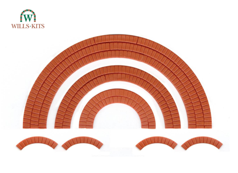 Wills SS55 OO Scenic Series Kit Brick Arch Overlays