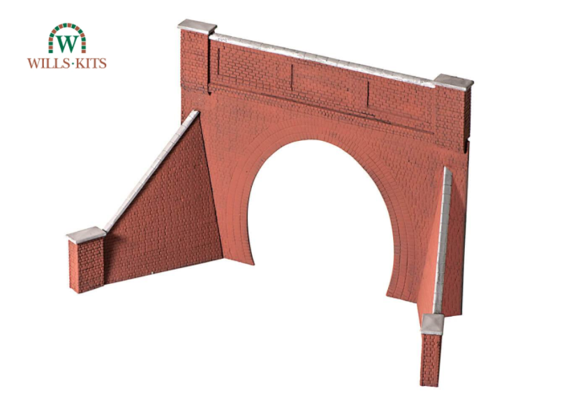 Wills SS59 OO Scenic Series Kit Brick Tunnel Mouth & Wing Walls