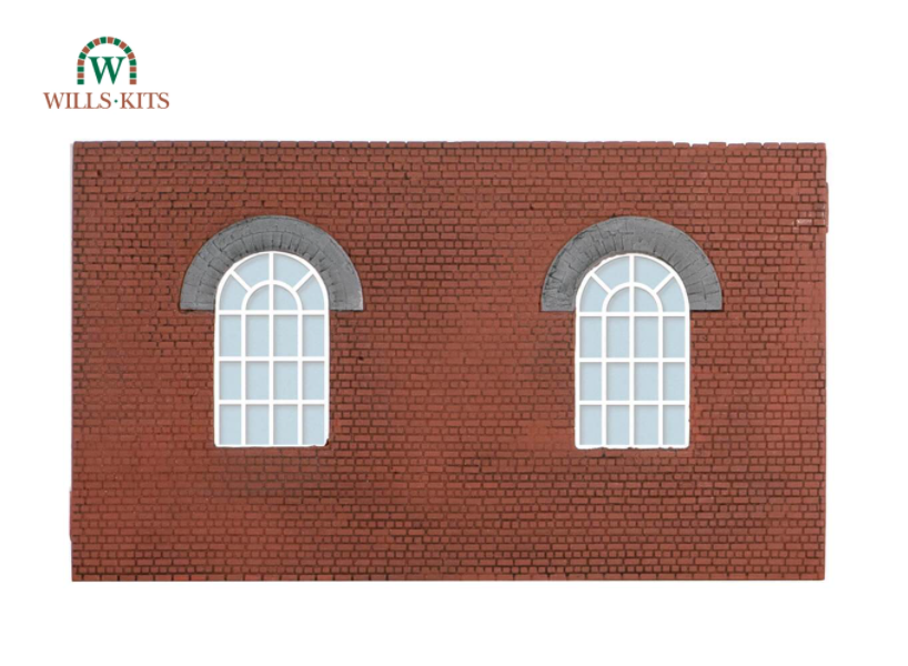 Wills SS71 OO Scenic Series Kit Round Top Windows Pack