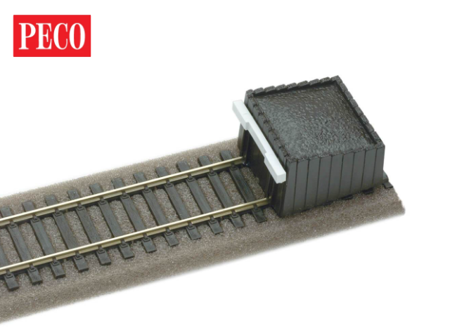 Peco ST-270 OO Setrack Buffer Stop, Sleeper Built Type (Code100)