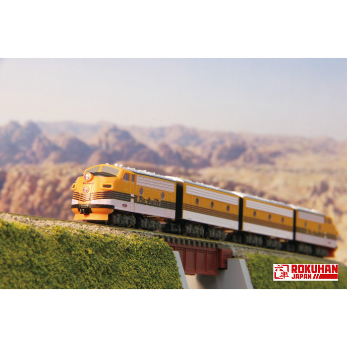 Rokuhan ST012-3 Z Shorty EMD F7 D&RGW Shells