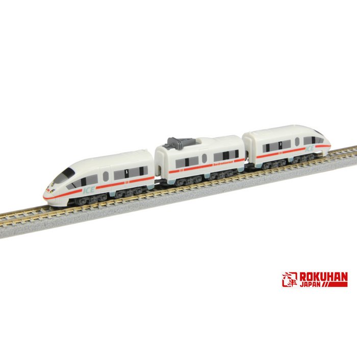 Rokuhan ST014-1 Z Shorty DB ICE3 BR406 Red Shells