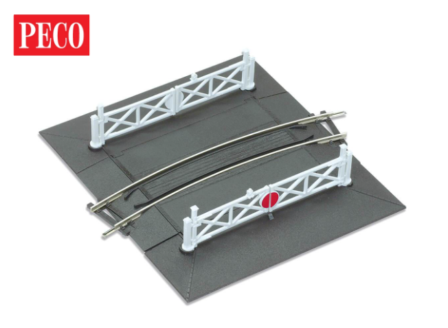 Peco ST-266 OO Setrack Level Crossing, 1st Radius (Code100)