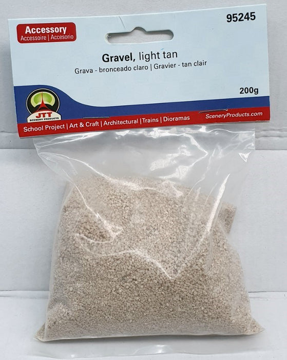 JTT 95245 Rocks & Gravel - Light Tan (200g)