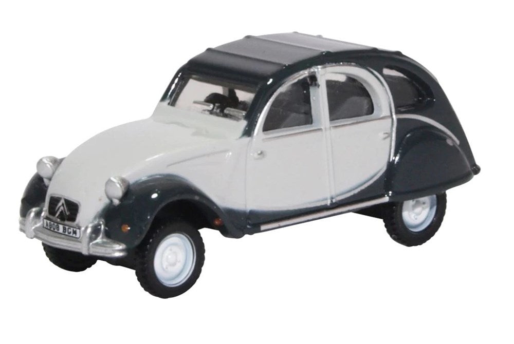 Oxford 76CT006 1:76 Citroen 2CV Charlston Comorant Grey/Midnight Grey