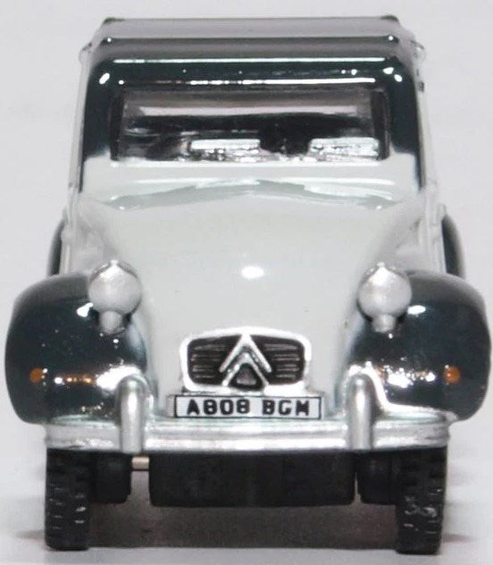 Oxford 76CT006 1:76 Citroen 2CV Charlston Comorant Grey/Midnight Grey