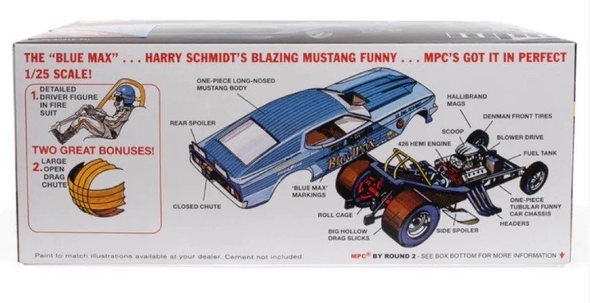 MPC 930 1:25 Blue Max Mustang Funny
