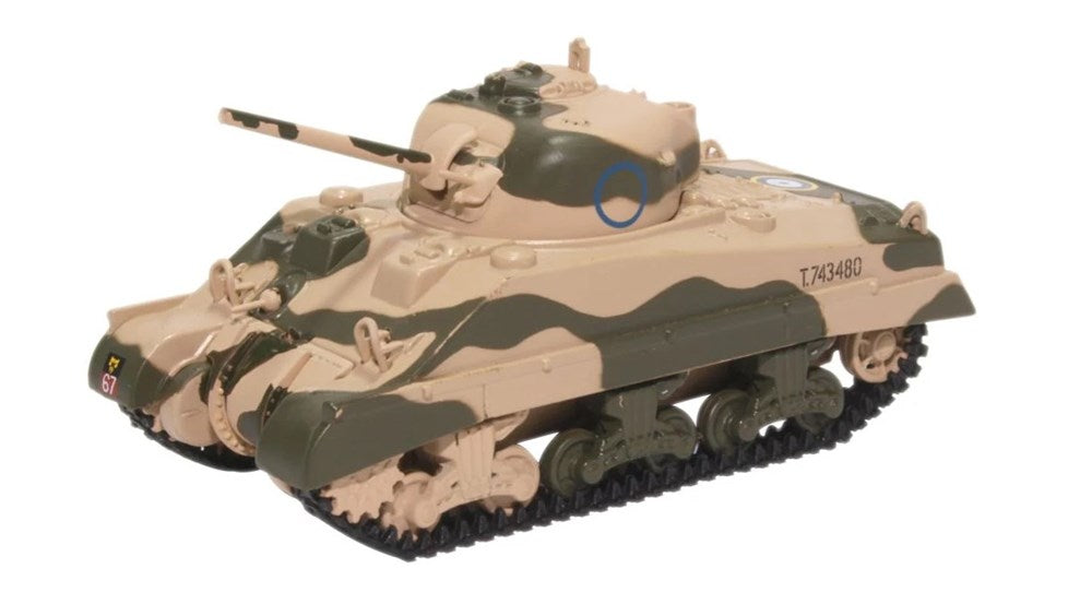 Oxford 76SM001 1:76 Sherman Tank Mk III 10th Armoured Division 1942