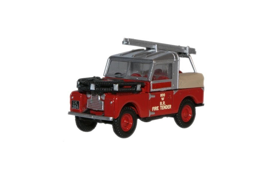 Oxford 76LAN188015 1:76 Land Rover Series 1 88"- Fire British Rail